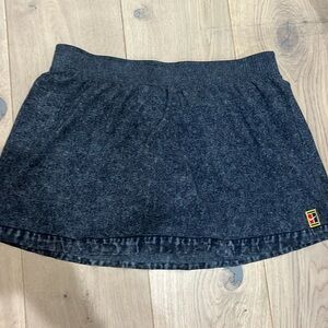 Jean-looking Nike court athletic skirt.